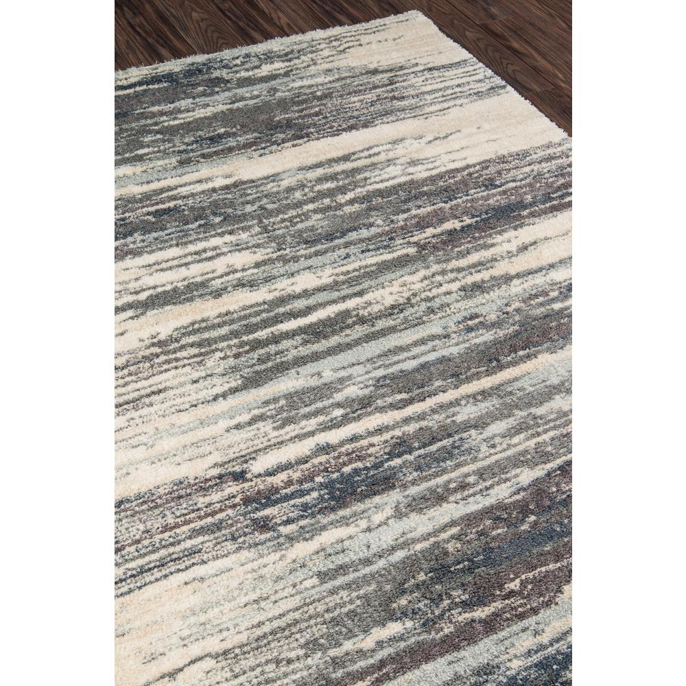 Gray contemporary rectangle area rug by Start2Finish, 7&