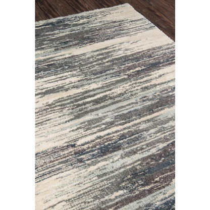 Gray contemporary rectangle area rug by Start2Finish, 7&