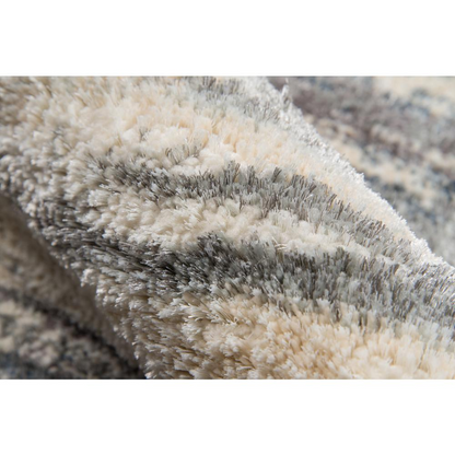Start2Finish grey contemporary rectangle area rug, 7&