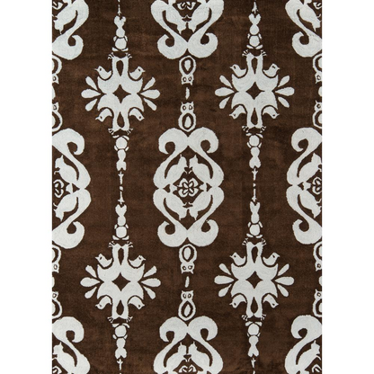 Start2Finish contemporary rectangle area rug in baby blue, 4&
