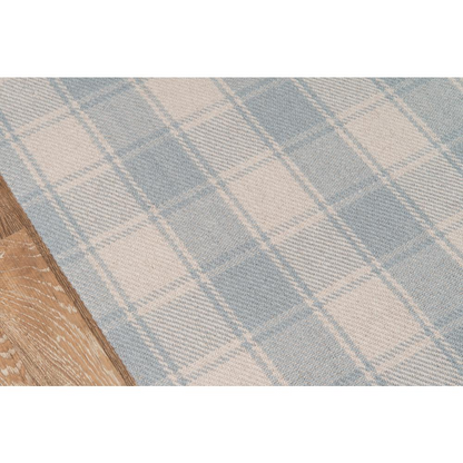 Light blue modern rectangle area rug by Start2Finish, 3&