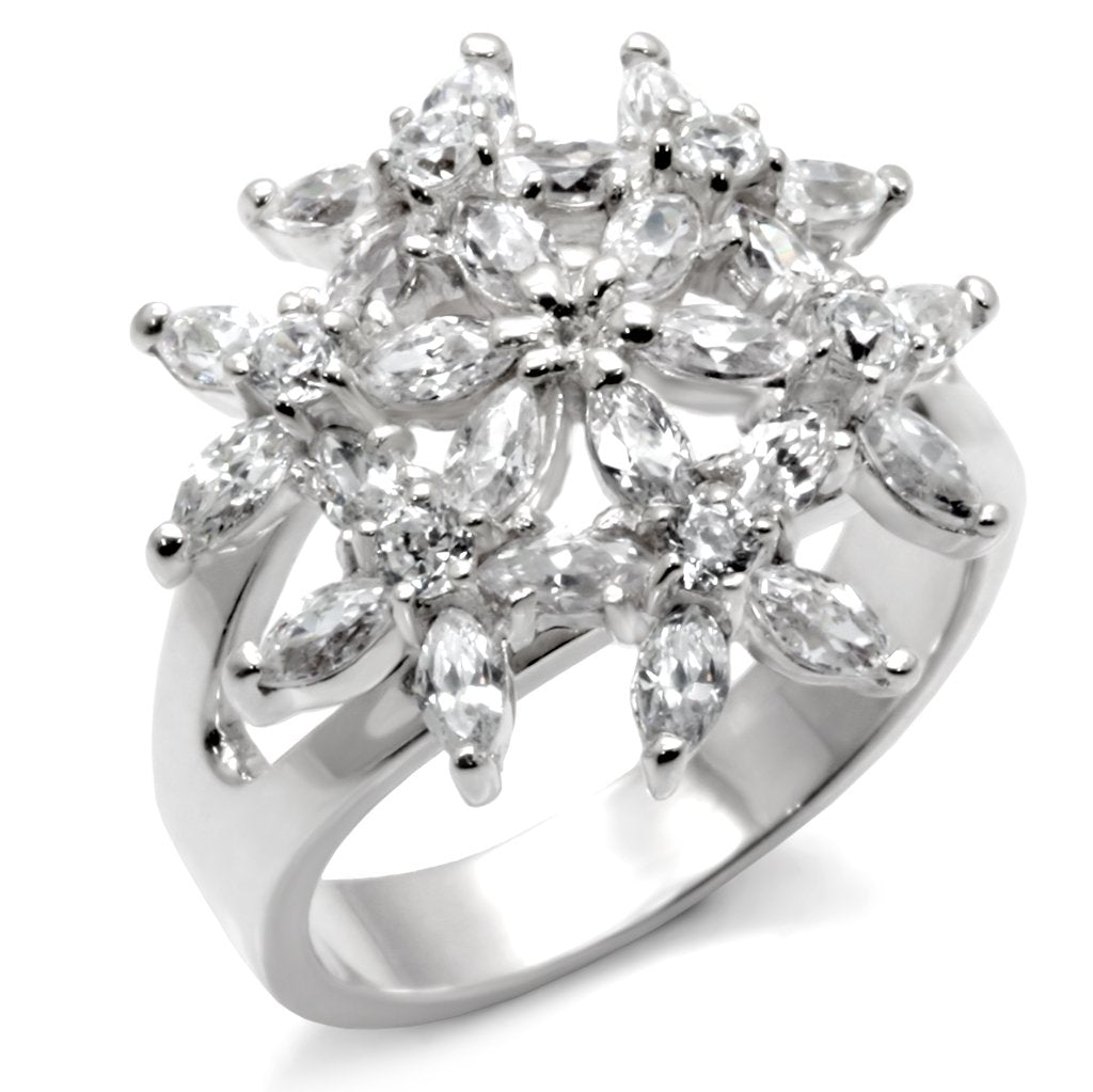 High-polished 925 sterling silver ring with Turquoise Tiger branding, featuring a sleek, shiny band design.
