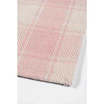 Start2Finish modern pink rectangle area rug in 8x10 feet with geometric pattern, perfect for contemporary living spaces.