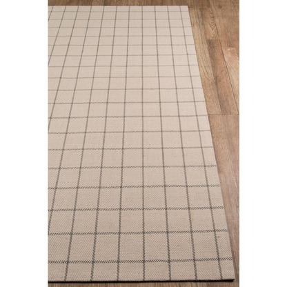 Ivory modern rectangle area rug by Start2Finish, 5&