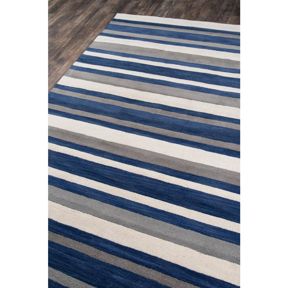 Start2Finish contemporary navy rectangle area rug, 5&