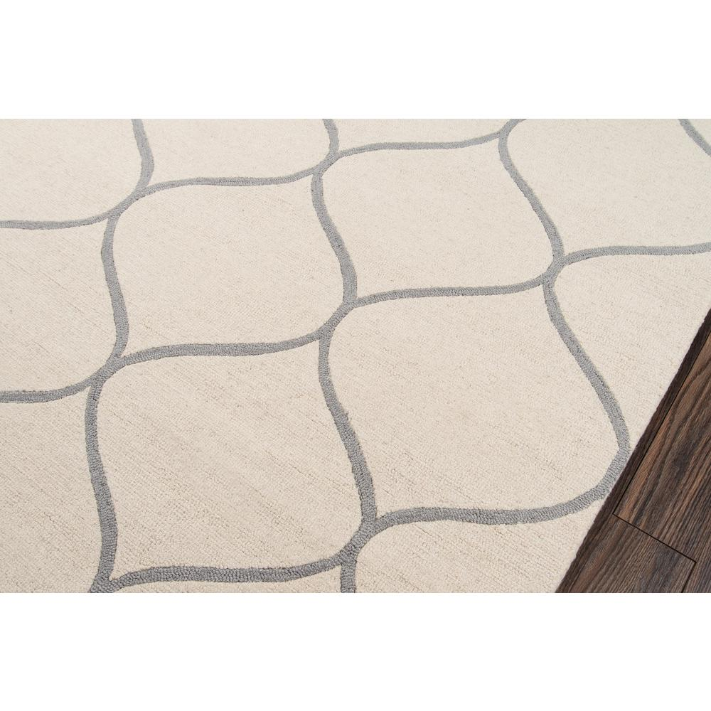Contemporary ivory rectangle area rug by Start2Finish, 3&