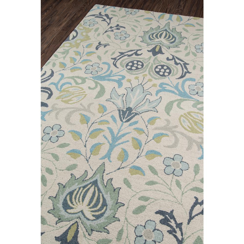 Start2Finish blue rectangular area rug, 5&