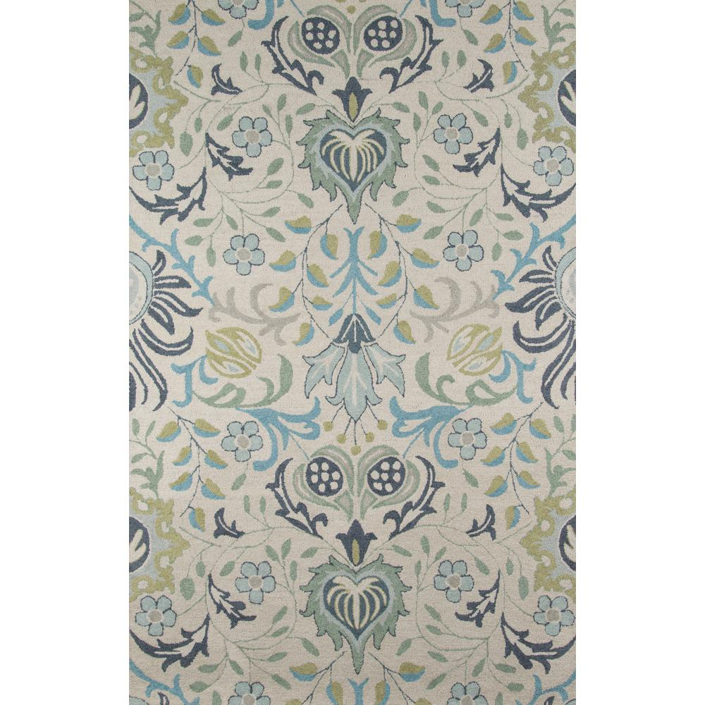 Blue Start2Finish casual rectangle area rug, 3&