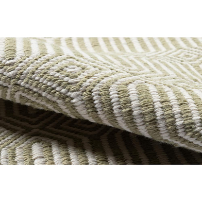 Start2Finish green contemporary rectangle area rug, 5&