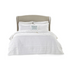 Start2Finish 4-piece microfiber reversible ruffle quilt set with matching throw pillow, featuring soft, colorful bedding design.