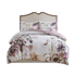 Start2Finish Cassandra 3-piece cotton printed duvet cover set in blush with floral pattern on soft bedding fabric.