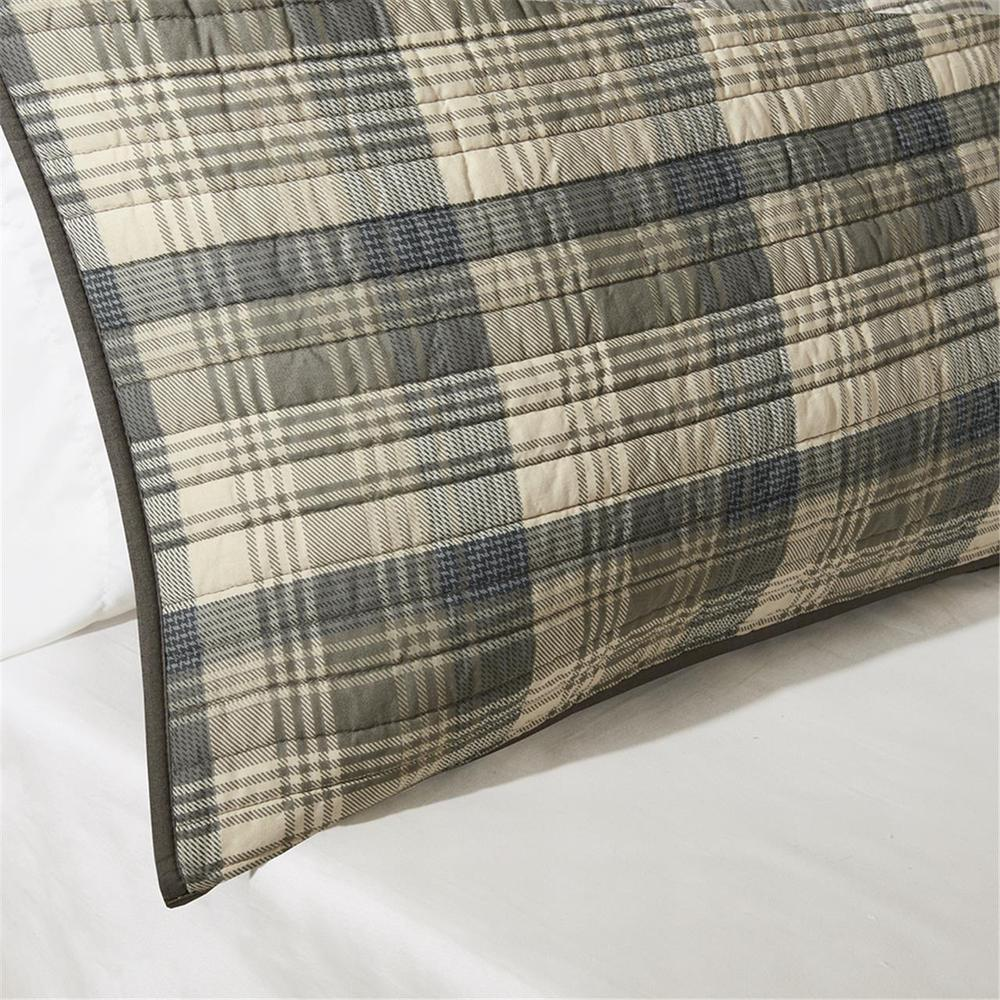 Start2Finish Tasha 100% Cotton Oversized Quilt Mini Set in tan, featuring soft, lightweight fabric and a cozy, textured design.