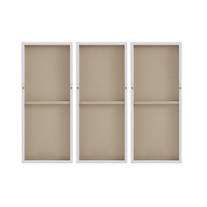 Start2Finish hand-embellished 3-piece canvas wall art set featuring colorful, textured abstract designs for modern home decor.
