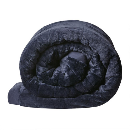Reversible HeiQ Smart Temperature down alternative bedding blanket by Start2Finish, showing both sides with cozy, smooth fabric.