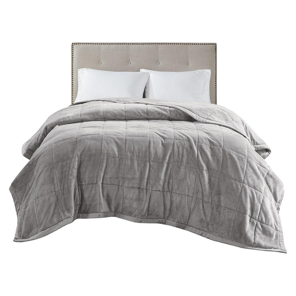 Reversible HeiQ Smart Temperature down alternative bedding blanket by Start2Finish, showing soft, cozy fabric with reversible sides.