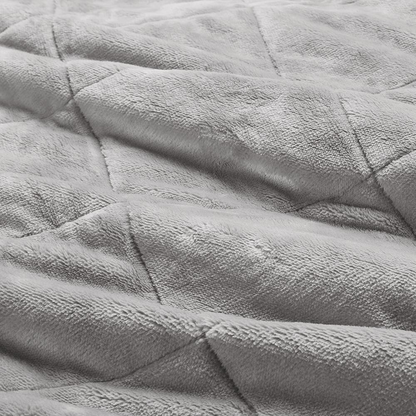 Reversible HeiQ Smart Temperature down alternative bedding blanket by Start2Finish, showing soft fabric with dual-color sides.