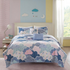 Reversible cotton quilt set with matching throw pillows, featuring a stylish bedding design from Start2Finish.