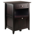 Start2Finish Burke file cabinet in coffee finish, modern office furniture with multiple drawers for organized storage.