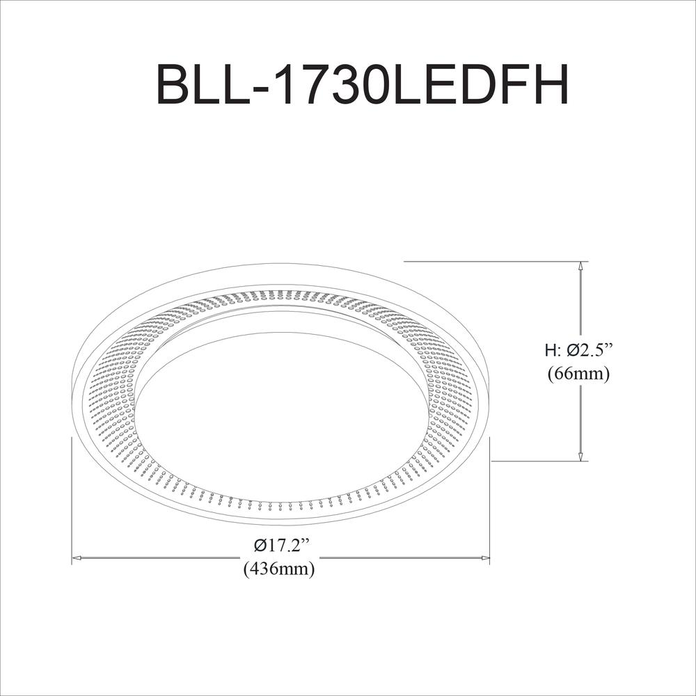 Start2Finish 30W flushmount lighting fixture with white acrylic diffuser, ideal for modern ceiling illumination.