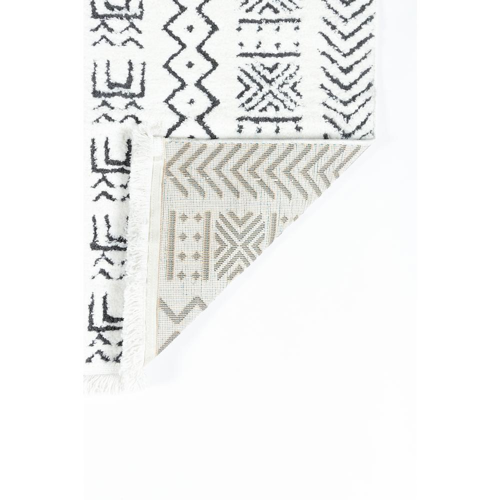 Ivory modern rectangle area rug by Start2Finish, 5&