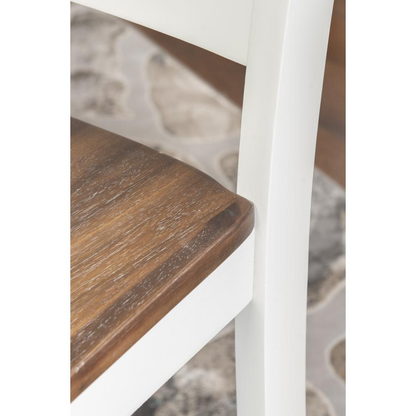 Start2Finish Colm counter stool with wooden legs and cushioned seat, ideal for kitchen or bar area.