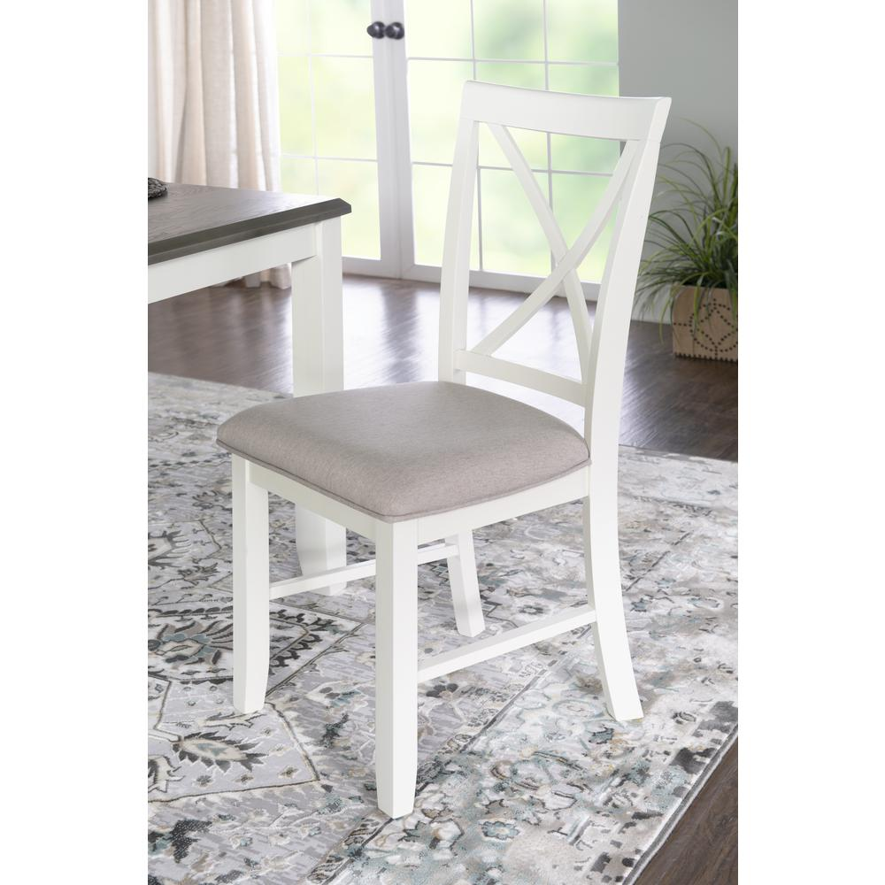 Jane Grey Side Chair by Start2Finish, modern furniture with a sleek wooden frame and upholstered seat for stylish comfort.