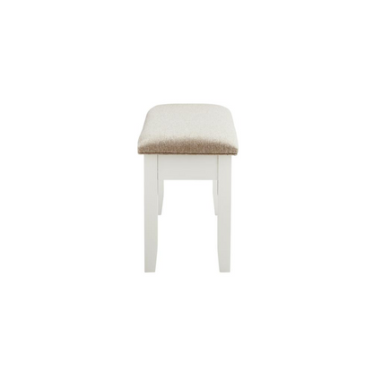 Start2Finish Jane Brown Bench showing wooden seat and sturdy metal legs on a neutral background.