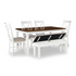 Jane Brown 6-piece dining set by Start2Finish includes a wooden table and matching chairs for stylish dining room decor.