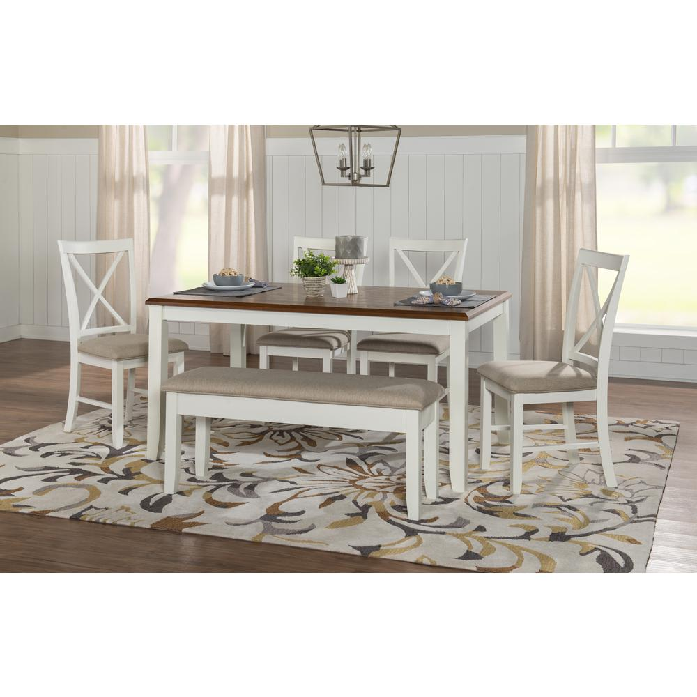 Jane Brown 6-piece dining set by Start2Finish with wooden table and matching chairs, perfect for family dining rooms.