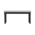 Willow Grey Bench by Start2Finish featuring a sturdy wooden frame and grey upholstered seating for indoor or outdoor use.