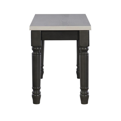 Willow Grey Bench by Start2Finish featuring a sturdy wooden frame and grey upholstered seat for versatile home or outdoor use.