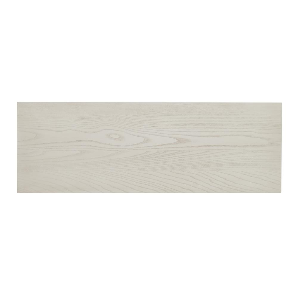 Willow Grey Bench by Start2Finish featuring a sleek, modern design with a cushioned seat and wooden legs for versatile use.