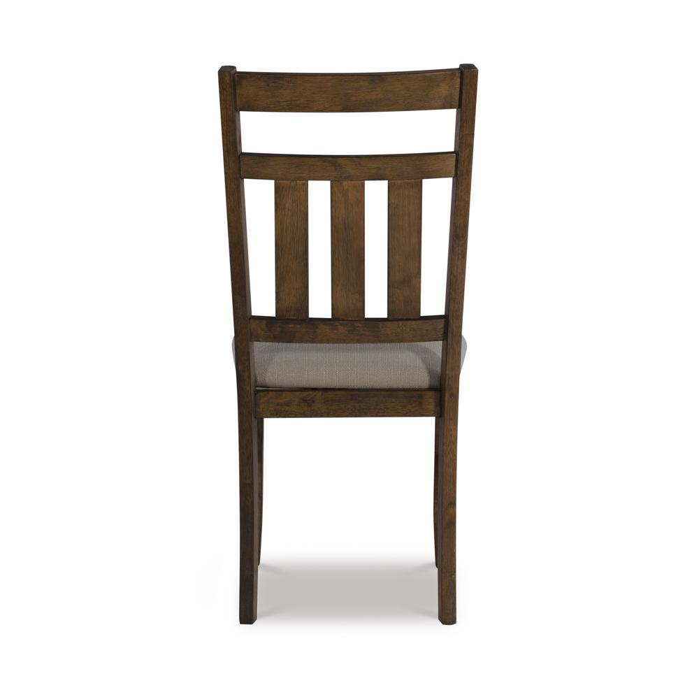 Rustic Turino Umber Side Chair by Start2Finish, showcasing wooden furniture with a warm, natural finish and comfortable design.
