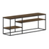 Furinno Moretti Columbia Walnut modern TV stand for up to 65-inch TVs, featuring a sleek design and storage compartments.