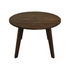Genuine Cherry 24-inch round coffee table made of solid American cherry wood with antique cherry finish, furniture by Start2Finish.