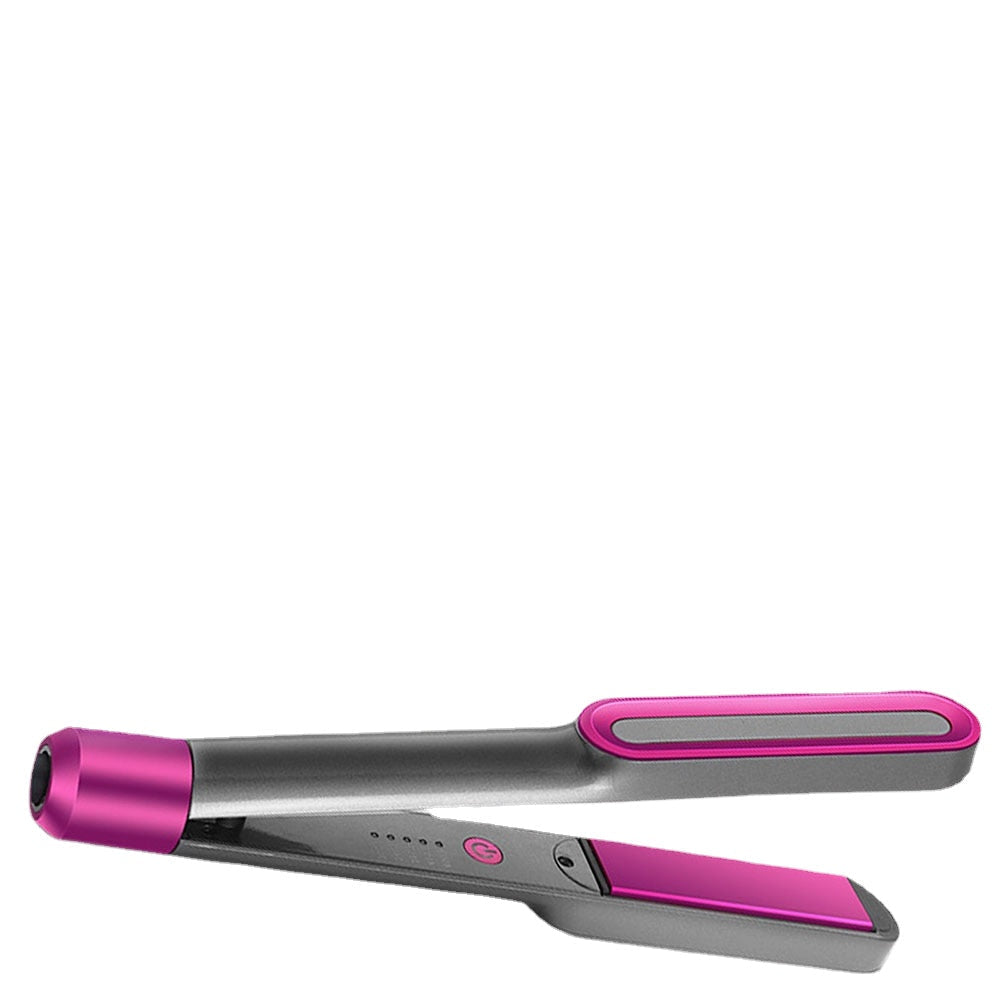Maroon Asteria professional 2-in-1 hair iron and straightener for thick hair, styling tools for sleek, straight hair look