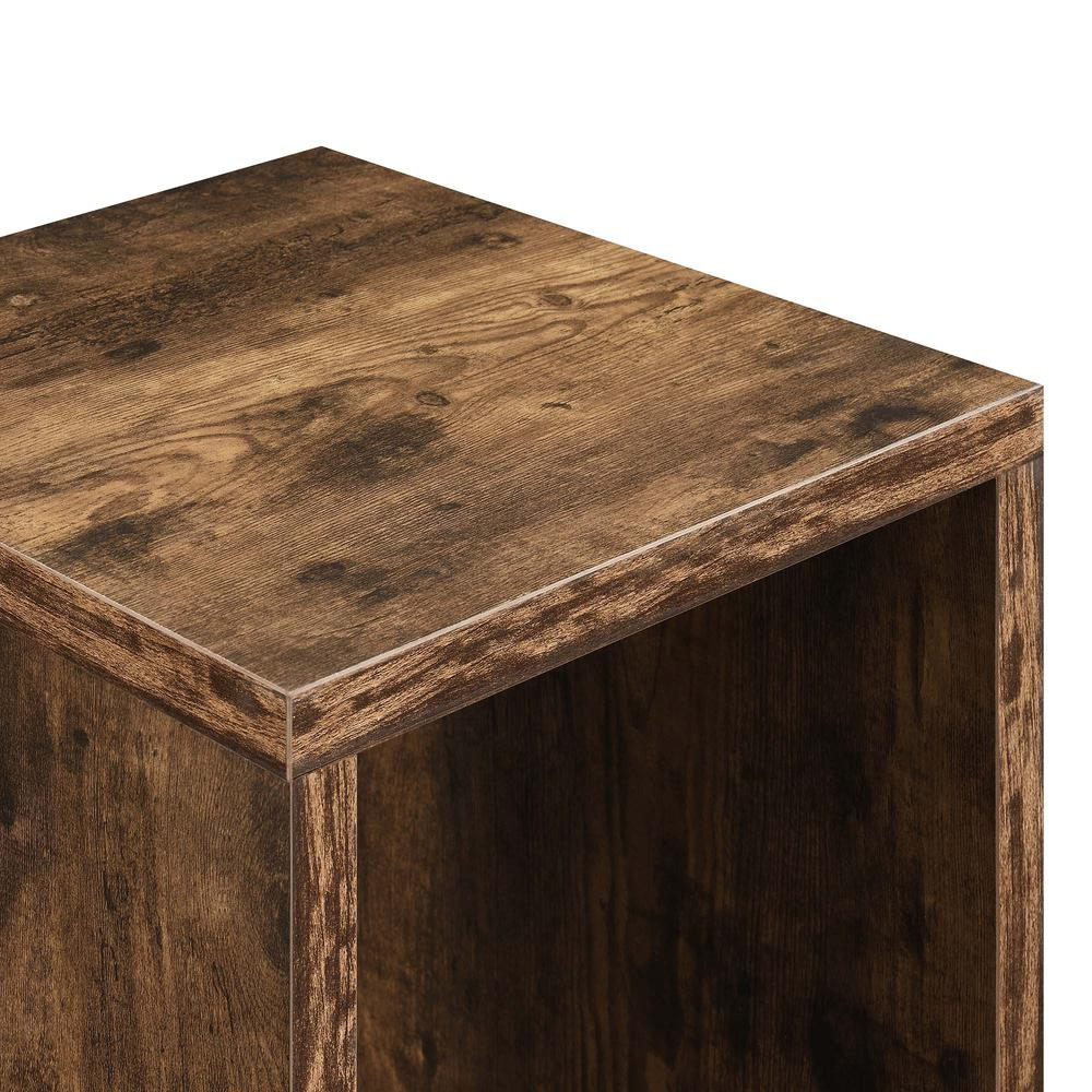 Northfield Admiral end table with shelf in barnwood finish, featuring a sturdy wooden furniture design from Start2Finish.