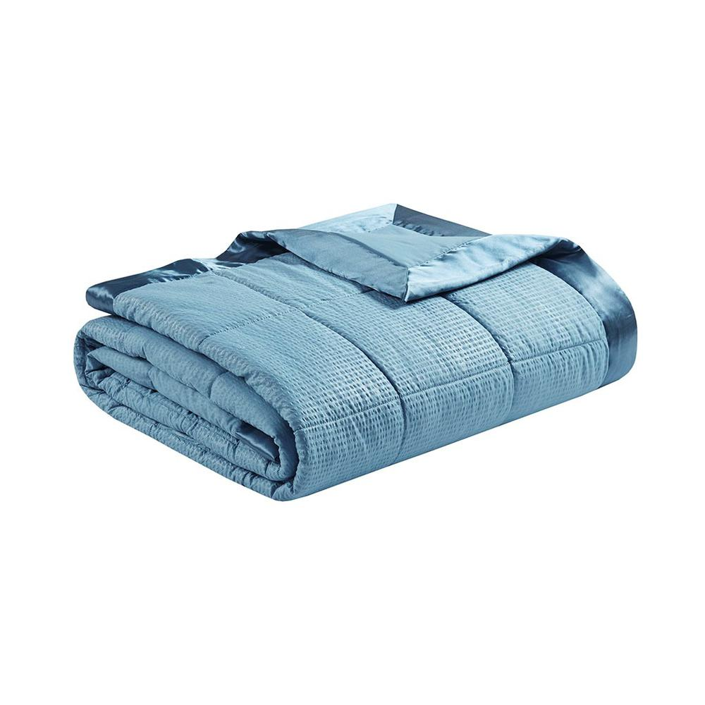 Start2Finish oversized down alternative bedding blanket with satin trim, soft and plush for cozy comfort.