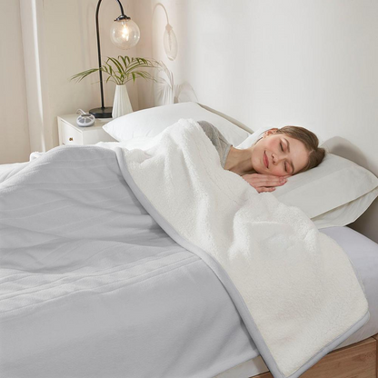 Start2Finish heated bedding blanket with soft, cozy fabric and integrated heating elements for warmth and comfort.