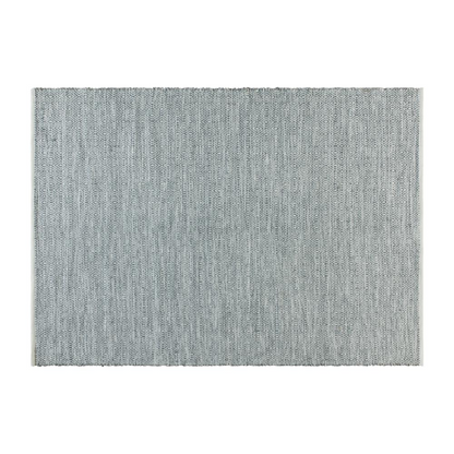 Handwoven 5x7 grey diamond pattern indoor/outdoor rug by Start2Finish, showing textured fabric and detailed design.