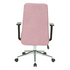 Start2Finish Evanston office chair in orchid fabric with chrome base, ergonomic swivel furniture for workspace comfort.