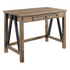 Start2Finish Quinton writing desk with drawer in salvage oak showing smooth wooden surface and modern design.