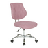 Start2Finish Sunnydale Office Chair in orchid fabric with chrome base, ergonomic design and adjustable height.