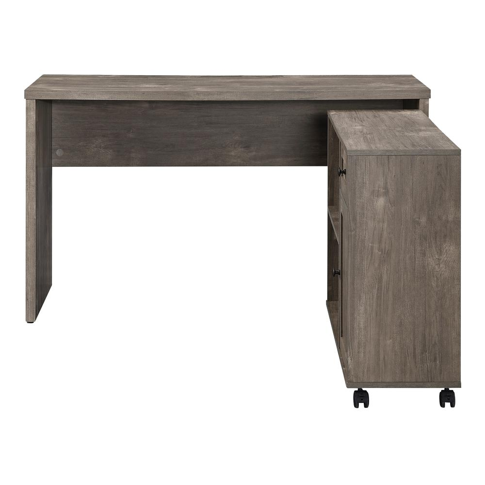Start2Finish Waverly Work Station in Scottish Alder finish, modern furniture piece with clean lines and spacious workspace.