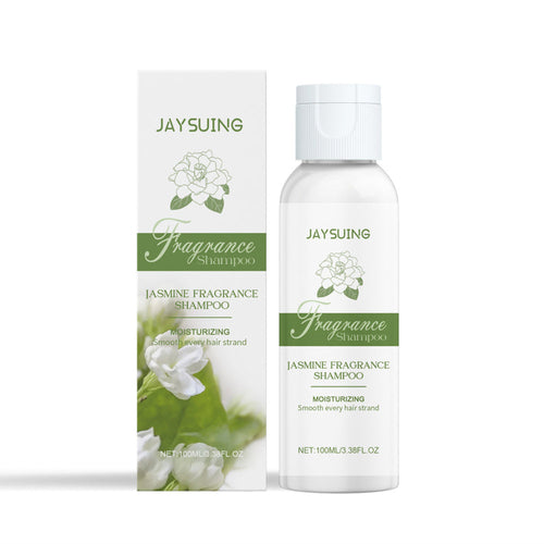 Carmine Juneberry Botanical Shampoo and Shower Set with natural plant extracts, haircare products on a white background