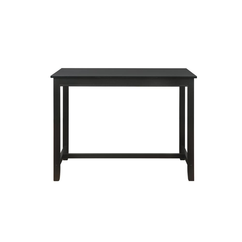 Start2Finish Claridge Counter Pub Table in black, showcasing a sleek, modern furniture piece with a sturdy tabletop and stylish design.