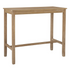 Start2Finish Claridge Bar Pub Table made of acacia wood, showcasing a sturdy and stylish furniture piece with a natural wood finish.