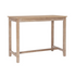 Start2Finish Claridge Counter Pub Table in Acacia wood with a sturdy, stylish design for casual dining and social gatherings.