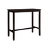 Start2Finish Claridge 42-inch walnut bar height pub table, modern furniture with a sturdy wooden surface and sleek design.