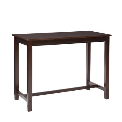 Start2Finish Claridge Bar Pub Table in brown with a sturdy wooden surface and metal legs, ideal for modern pub-style furniture.